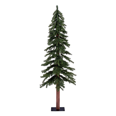 Vickerman 60" Plastic Natural Alpine Artificial Christmas Tree in Green
