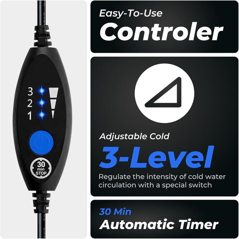 REATHLETE MEDIFROST Cold Therapy Machine | Wearable, Adjustable Knee and Shoulder Pad | Circulating Portable Easy to Use Ice Machine | for Post-Surgery and Helps Reduce Swelling