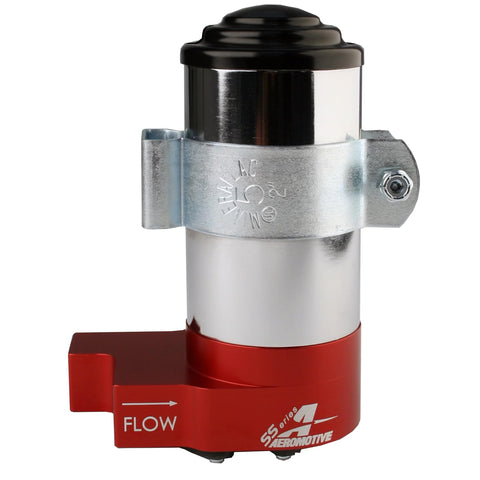 Aeromotive 11203 SS Carbureted Fuel Pump, High Horsepower, 12V Electric, Gas or E85 Fuel Type