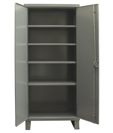 Durham 14 Gauge Welded Steel Heavy Duty Storage Cabinet, 2702-4S-95, 4 Adjustable Shelves