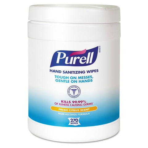 Purell® Sanitizing Wipes, Canister Of 270 Wipes