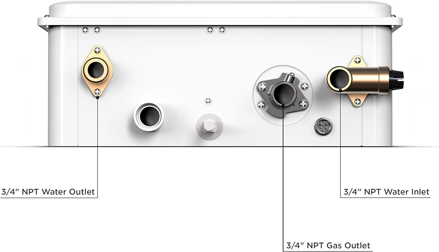 Eccotemp 45HI Indoor 6.8 GPM Natural Gas Tankless Water Heater