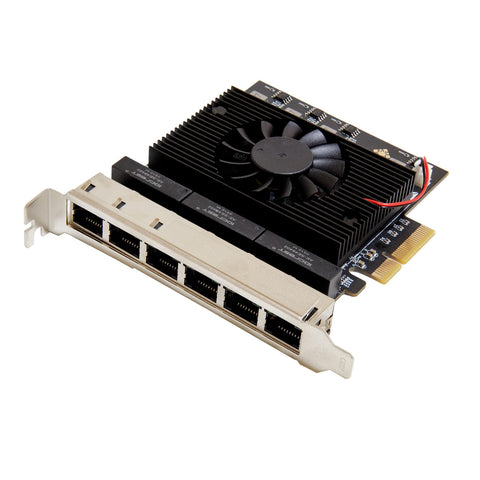 6 Port 2.5 Gigabit PCI-e x4 Ethernet Network Card