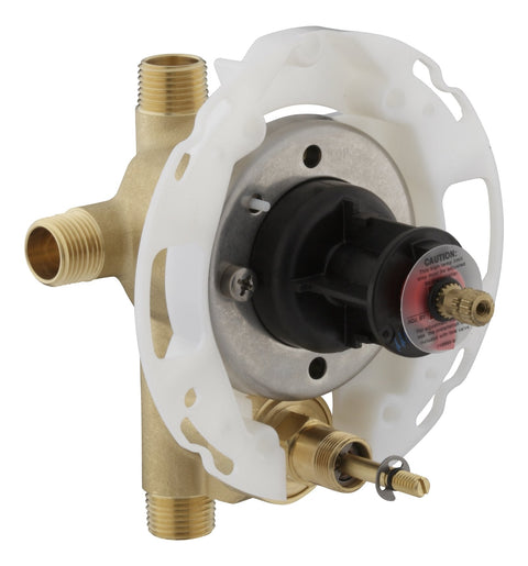 KOHLER 11748-K-NA Rite-Temp 1/2" Pressure-Balancing Valve with Push-Button Diverter, For Showerhead and Handshower Applications