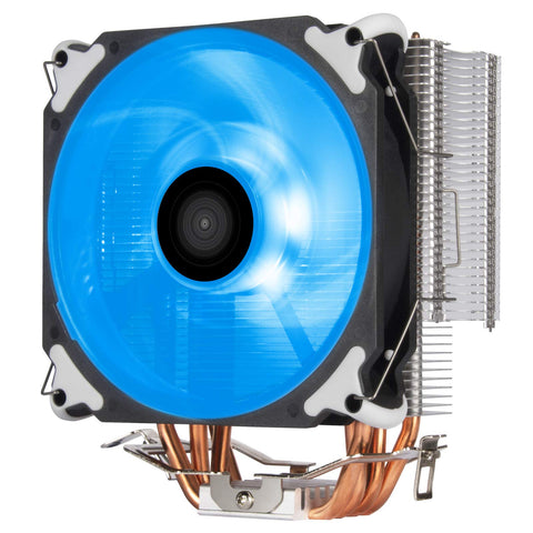 SilverStone Technology AR12-RGB Argon Series CPU Air Cooler with 120mm RGB PWM Fan Compatible with Intel LGA 115x/1366/2011/2066 and AMD AM4/AM3/AM2/FM2/FM1 (SST-AR12-RGB)