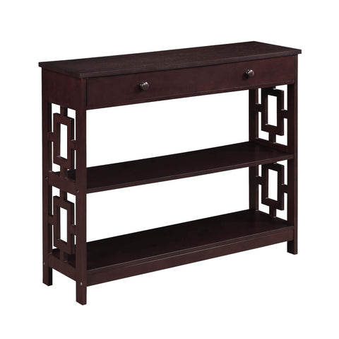 Convenience Concepts Town Square Console Tables, Espresso