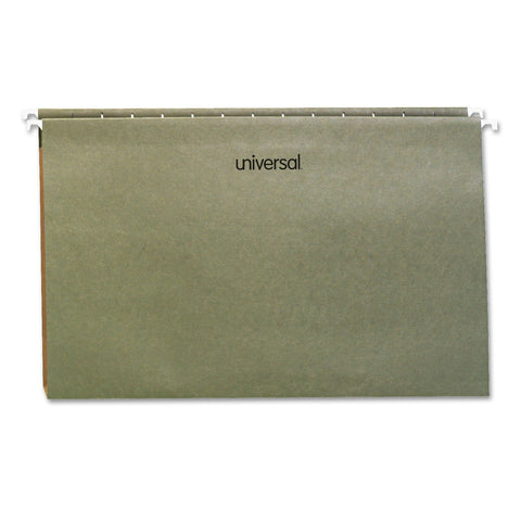 Universal 14151 One Inch Box Bottom Pressboard Hanging Folder, Legal, Standard Green (Box of 25)
