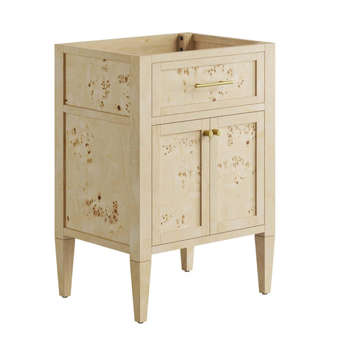 Modway EEI-6137-BUR Elysian 24" Wood Bathroom Vanity Cabinet (Sink Basin Not Included), Burgundy