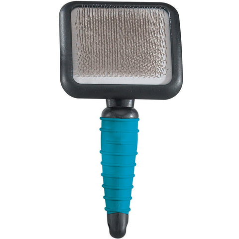 Master Grooming Tools Ergonomic Slicker Brushes — Molded Brushes for Grooming Dogs - Large, 4" x 3½"