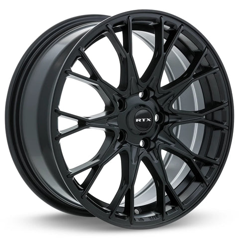 RTX CONCORDE Custom Wheel - 17x7.5, 38 Offset, 5x100 Bolt Pattern, 73.1mm Hub - Satin Black Rim