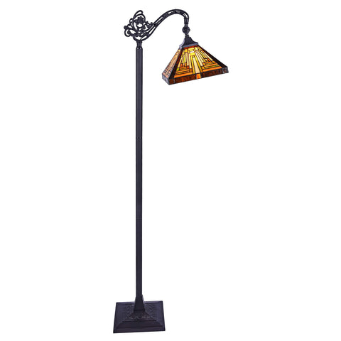 Chloe CH33359MR11-RF1 Floor Lamp, One Size, Multi-Colored