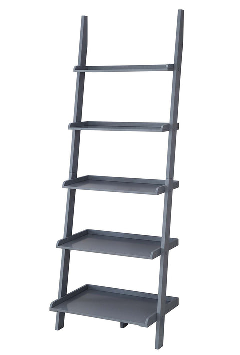 Convenience Concepts American Heritage Bookshelf Ladder, Gray
