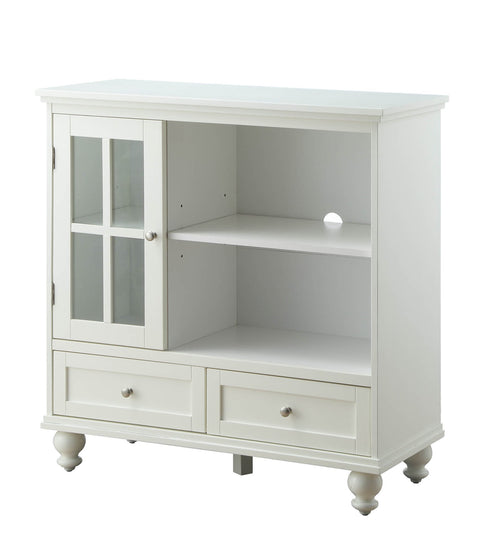 Convenience Concepts 8067000W Tahoe TV Stand, White