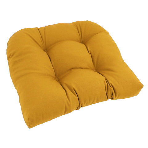 Blazing Needles Twill Rounded Back Chair Cushion,Sunset, 19" x 19" 1 Count