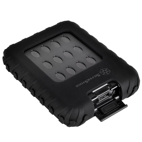SilverStone Technology Military Grade-IP65 and Dust Proof External 2.5" SATA Drive Enclosure with USB 3.0 MMS01B