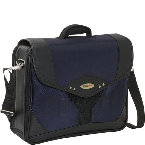 Mobile Edge Laptop Briefcase Bag Compatible with 15.6 Inch PC and Compatible with MacBook 17 Inch, for Men, Women, Business, Work, Navy
