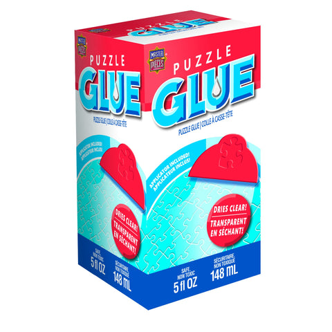 MasterPieces Jigsaw Puzzle Glue – 5 oz Puzzle Saver for Preserving Finished Puzzles, Easy to Use Clear-Drying Adhesive for All Jigsaw Puzzle Sizes – Perfect Craft & Display Accessory for Puzzle Lovers