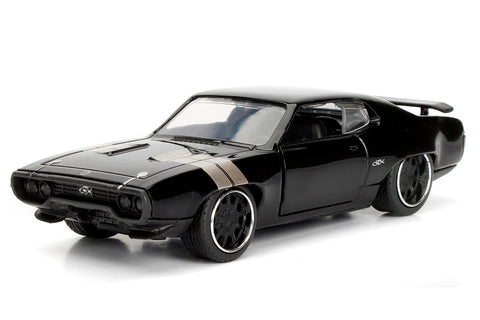Jada Fast & Furious 1:32 Dom's Plymouth GTX Die-Cast Car, Toys for Kids and Adults