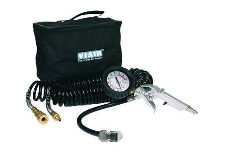 VIAIR 00047 Tire Inflation Kit with 2.5" Mechanical Gauge Tire Gun (200 PSI), 1 Pack