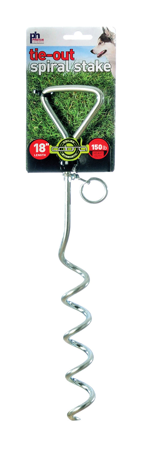 Prevue Pet Products Heavy-Duty 18" Spiral Tie-Out Stake