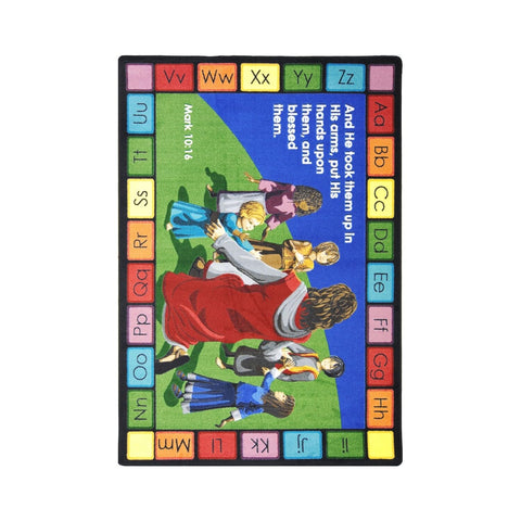 Joy Rugs Into His Arms Machine Tufted - Cut Pile Multi 3'10" x 5'4" - Area Rug