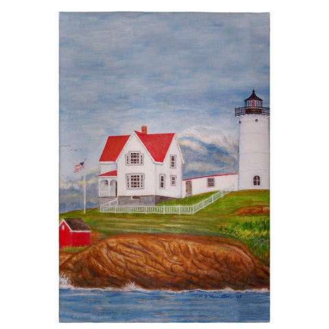 Betsy Drake Nubble Lighthouse Guest Towel