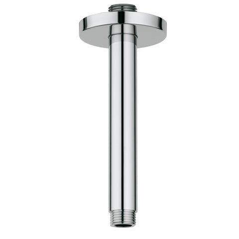 Grohe 27217000 Rainshower 6 In. Ceiling Shower Arm, Starlight Chrome