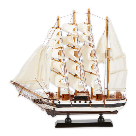 Gifts & Decor Zingz & Thingz Ahoy Collection Wooden Passat Ship Model, 13x2.75x12