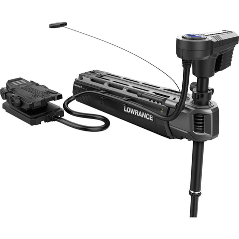 Lowrance Ghost - Freshwater Trolling Motor, 52" Shaft, Bow Mount, 97/120 lbs Thrust with Configurable Foot Pedal, HDI Sonar