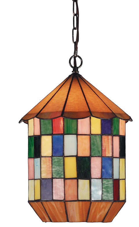 12" Wide Meyer Panel Lantern Pendant