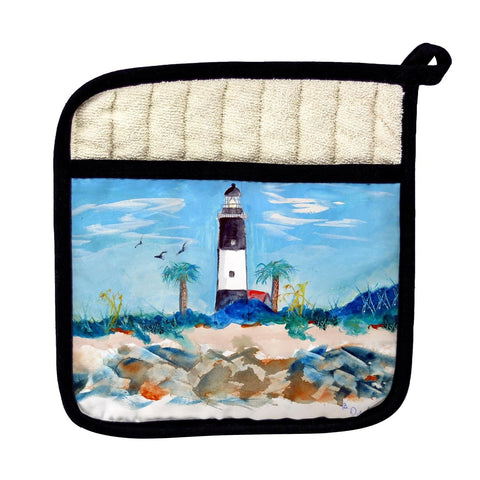 Betsy Drake PT1121 Tybee Lighthouse GA Pot Holder