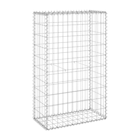 Oakestry Galvanized Steel Gabion Wall Heavy Duty Retaining Stone Basket Outdoor Garden Patio Backyard Fence Landscape Structure Covers