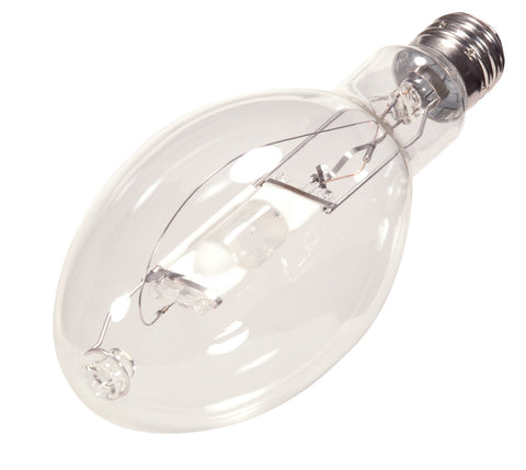 Satco S5833 4200K 400-Watt Clear Universal Mount Mogul Base ED27 Metal Halide Lamp