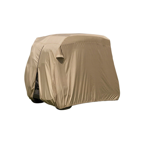 Classic Accessories Fairway Neoprene Paneled Golf Cart Seat Cover, Light Khaki/Black