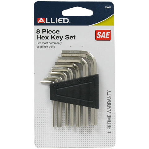 8 PC. HEX KEY SET (SAE)