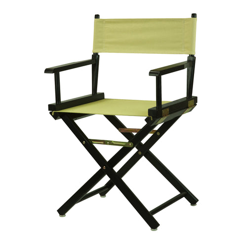 Casual Home 200-02/021-91 Director Chair 18" - Classic Height BlackFrame/Sage Canvas
