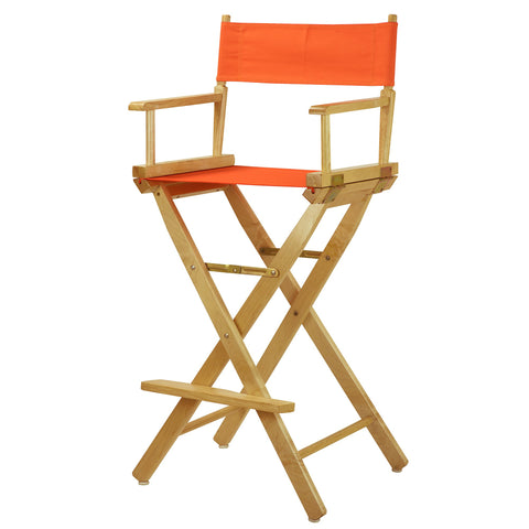 Baxton Studio Isa Cream Leather Barstool