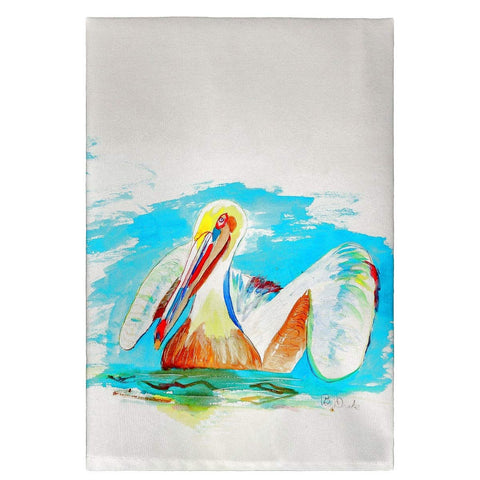 Betsy Drake GT715 Pelican in Teal Guest Towel