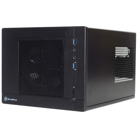 Silverstone Technology SG05BB-LITE Mini-ITX Computer Case Super Small Form Factor with SFX PSU Support SG05BB-LITE-x