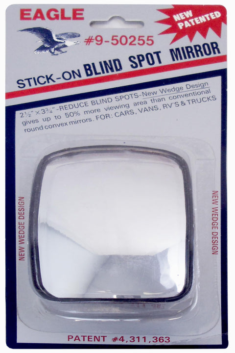 Barjan 050255 2.50 in. X 3.75 in. RECTANGULAR SPOT MIRROR