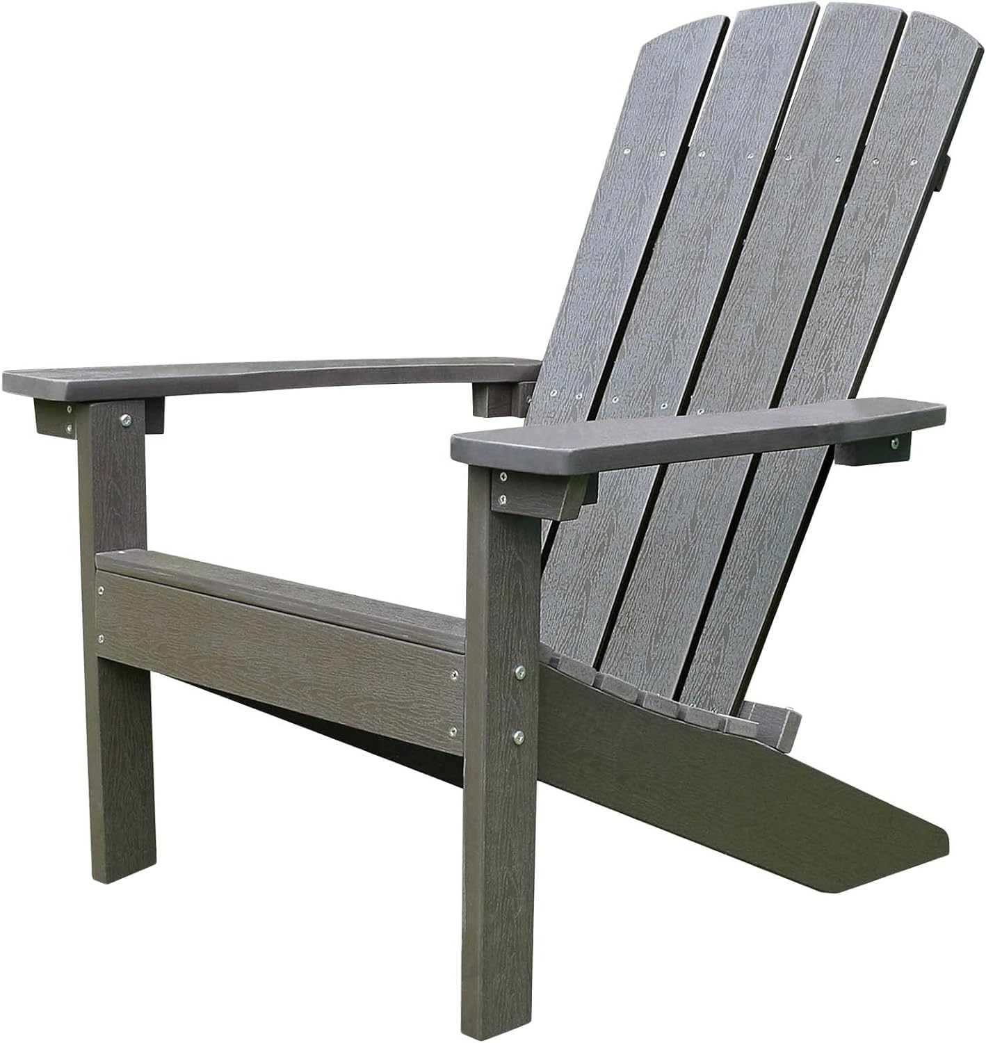 Lakeside Faux Wood Adirondack Chair, Espresso