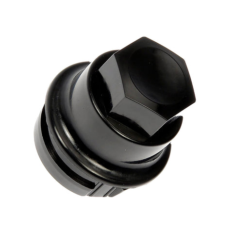 Dorman 611-959 M27-2.0 Black Wheel Nut Cover - Threaded Type Compatible with Select Chevrolet/GMC Models, 10 Pack