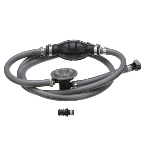 Attwood Mercury Marine Fuel Line Kit, EPA Compliant, 6 Feet Long, 3/8-Inch Diameter Hose, Includes Tank & Engine Fittings, Primer Bulb, Fuel Dem& Valve, Sprayless Connectors, 93806MUSD7