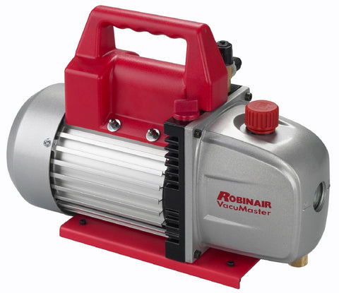 Robinair 15500 VacuMaster Economy Vacuum Pump for Air Conditioning and Refrigeration Service; 2-Stage Pump, 5 CFM Free Air Displacement, 1/3HP 115V/60HZ Motor, 35 Micron Rating