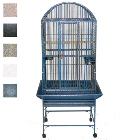 A&E Cage 9002422 Platinum Dome Top Bird Cage, Medium