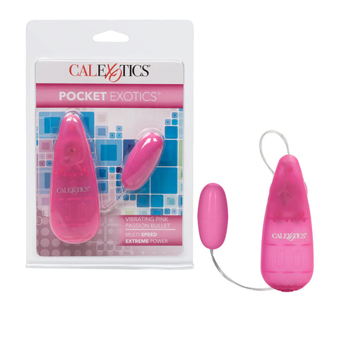 CalExotics Pocket Exotic Vibrating Pink Passion Bullet
