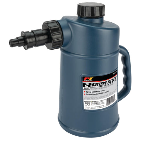 Performance Tool W54274 2 Quarts Battery Filler with Auto Shut Off and Drip-Free Valve, Perfect for Golf Cart and Deep Cycle Battery