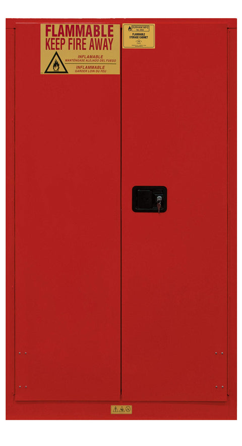 Durham 1060M-17 Flammable Storage, 60 Gallon, Manual, Red