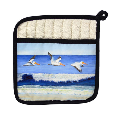 Betsy Drake PT1076 Skimming The Surf Pot Holder