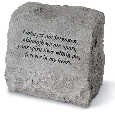 Kay Berry 93420 Gone Yet Not… (Headstone) Memorial Garden Stone, Multicolor
